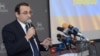 Armenia - Artsvik Minasian, a leader of the Armenian Revolutionary Federation, addresses a forum in Yerevan, 6Dec2012.