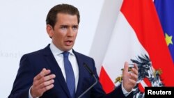 Austrian Chancellor Sebastian Kurz