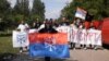 Pristalice Obraza u Lazarevu, mestu u kojem je uhapšen haški optuženik Ratko Mladić