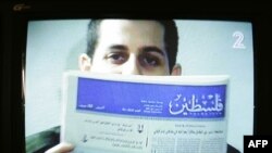 Captured Israeli soldier Gilad Shalit is seen in a video broadcast by an Israeli news channel in October 2009.