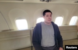 Arthur Petrov following his release on April 10