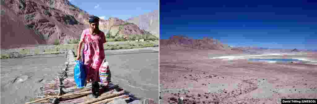 Some of the region's mountains reach more than 7,000 meters. Subject to frequent strong earthquakes, the park is sparsely inhabited, with little permanent human encroachment.